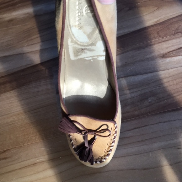 Cole Haan suede loafer heels - Picture 4 of 7